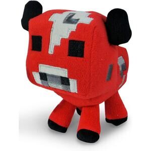 Jinx Mojang Minecraft Mooshroom Plush Red Cow Mushroom Stuffed Animal